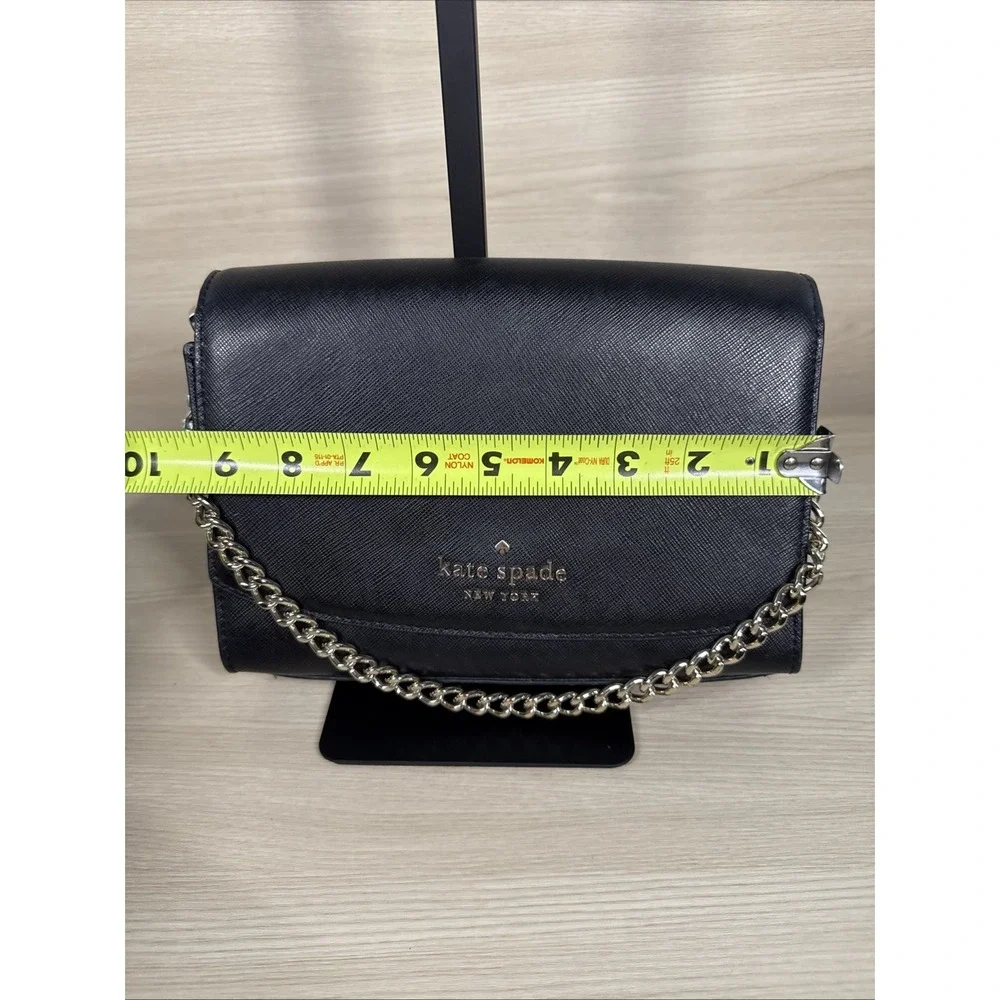 Kate Spade Carson Convertible –‎ Black Saffiano Leather – NO CROSSBODY STRAP